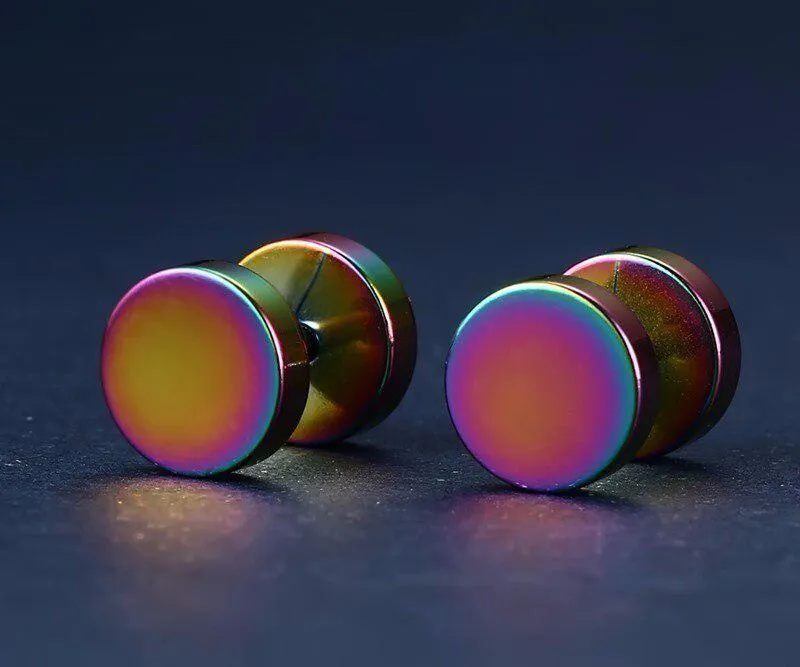 Cycolinks Circle Stainless Steel Stud Earrings
