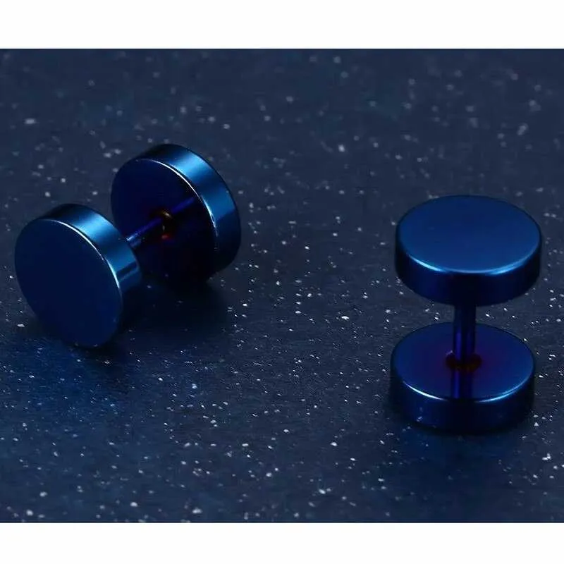 Cycolinks Circle Stainless Steel Stud Earrings