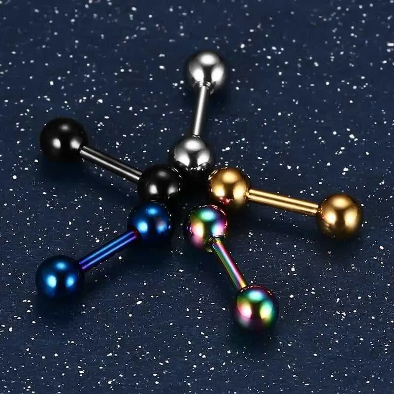 Cycolinks Dumbbell Stud Earrings