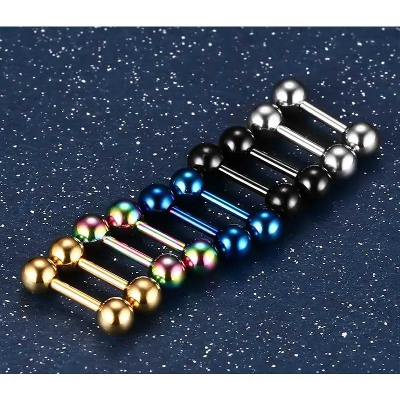 Cycolinks Dumbbell Stud Earrings