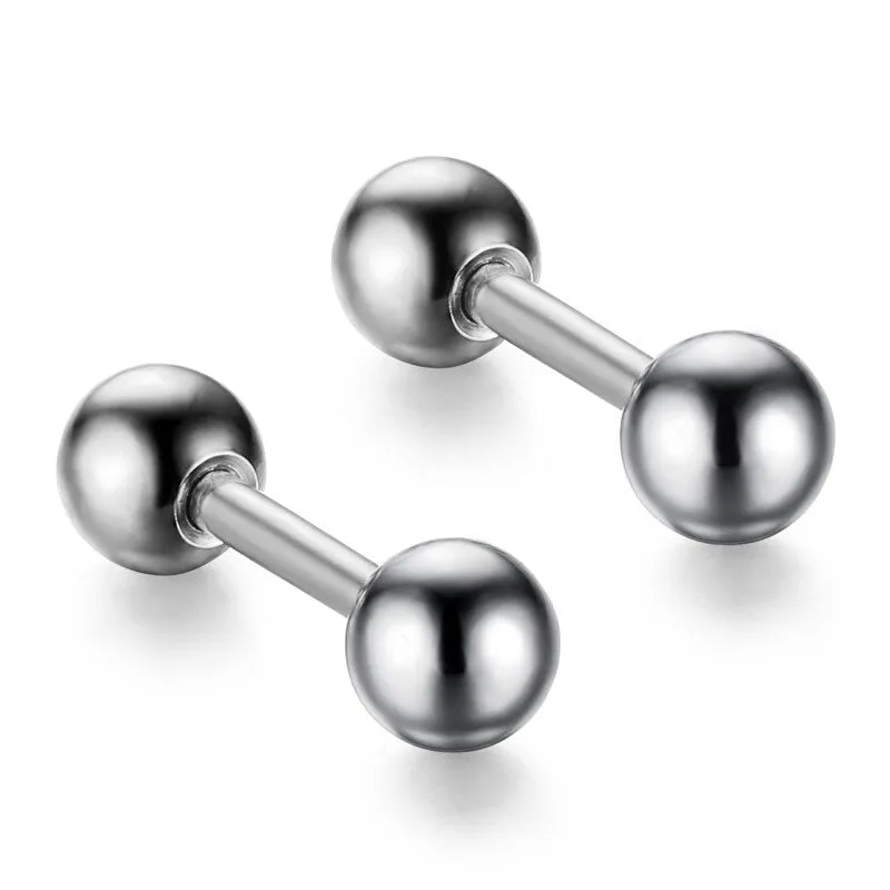 Cycolinks Dumbbell Stud Earrings