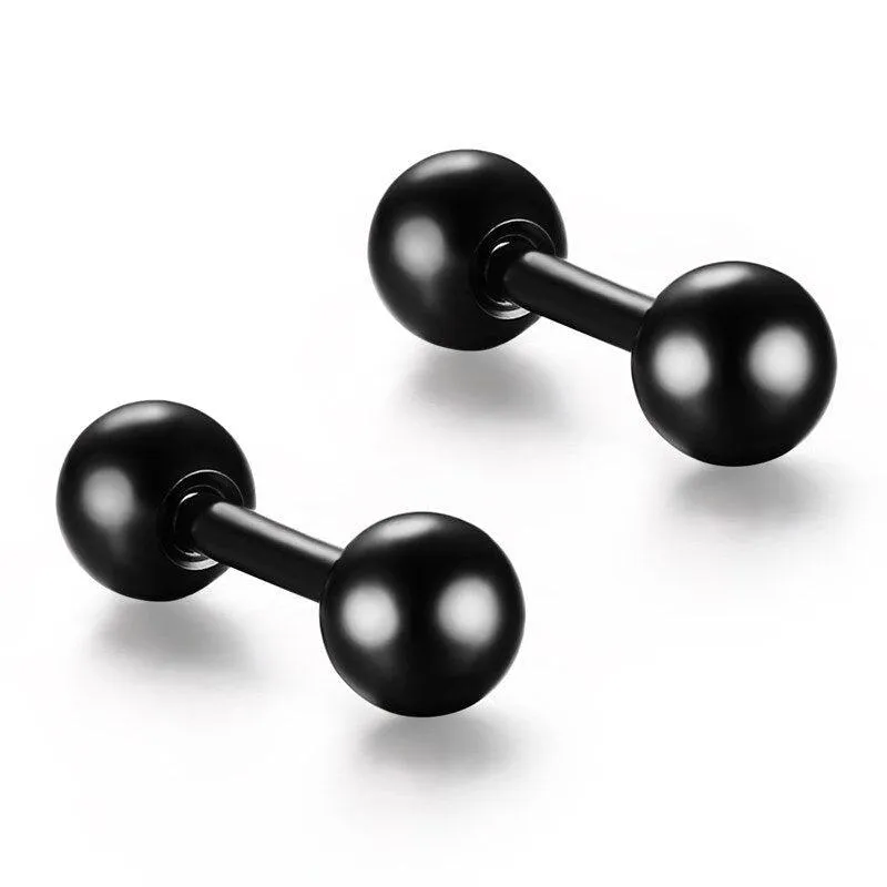 Cycolinks Dumbbell Stud Earrings