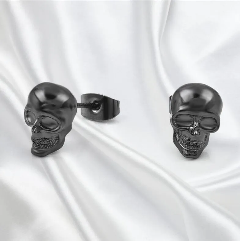 Cycolinks Punk Skull Stud Earrings