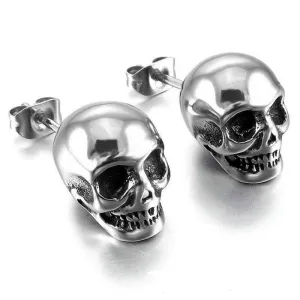 Cycolinks Punk Skull Stud Earrings