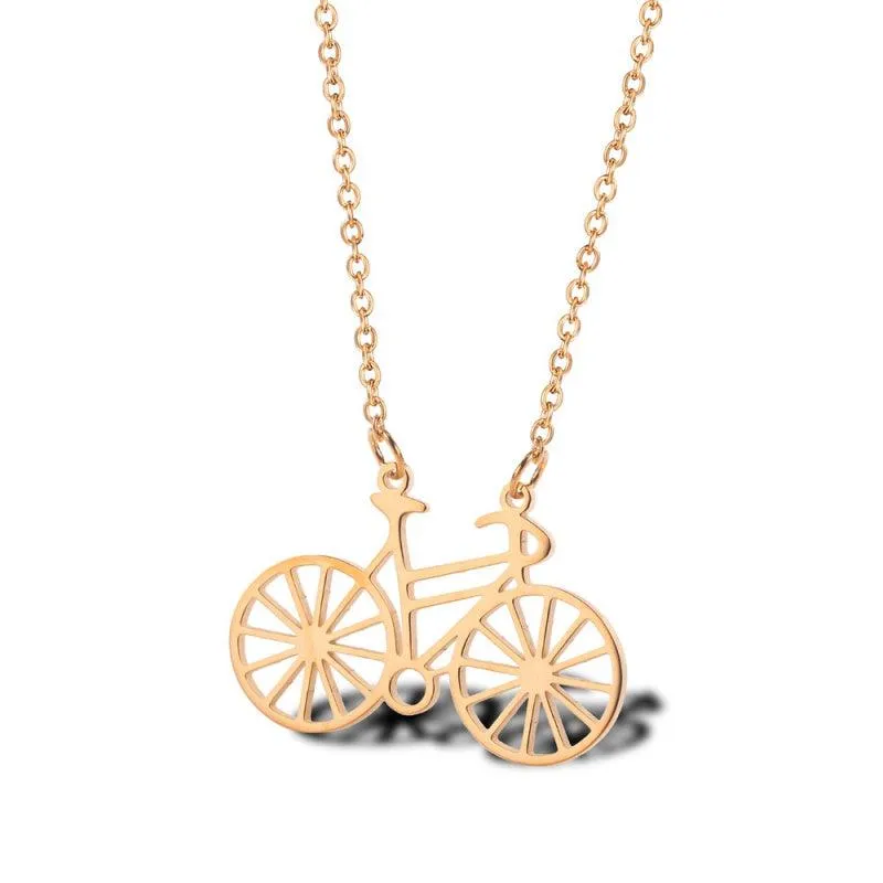 Cycolinks Titanium Steel Bicycle Necklace