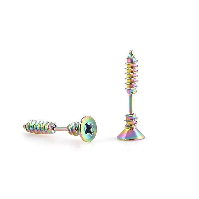 Cycolinks Titanium Steel Screw Earrings