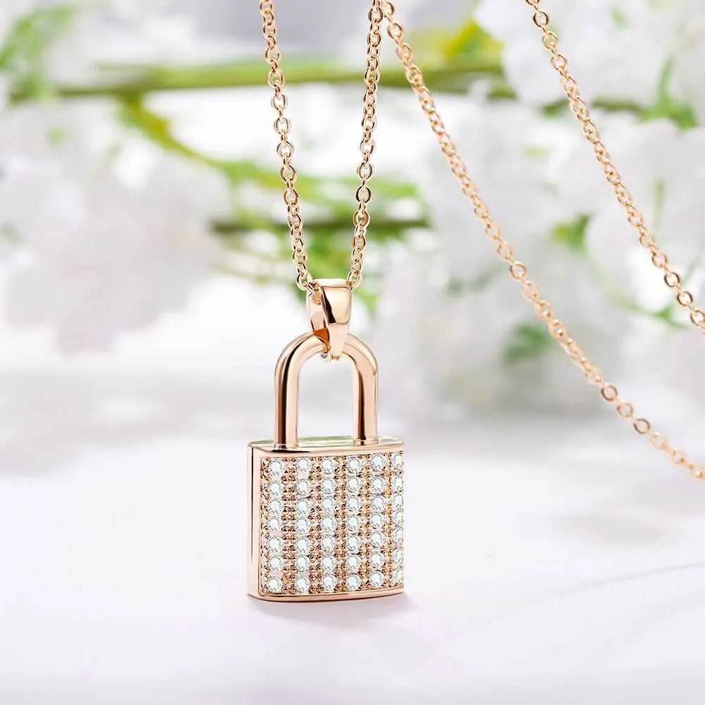 Cycolinks Zircon Padlock Necklace