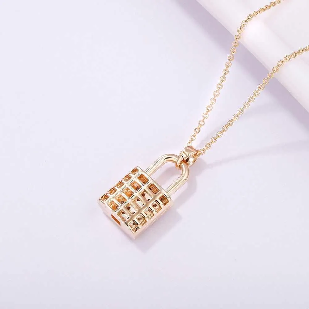 Cycolinks Zircon Padlock Necklace