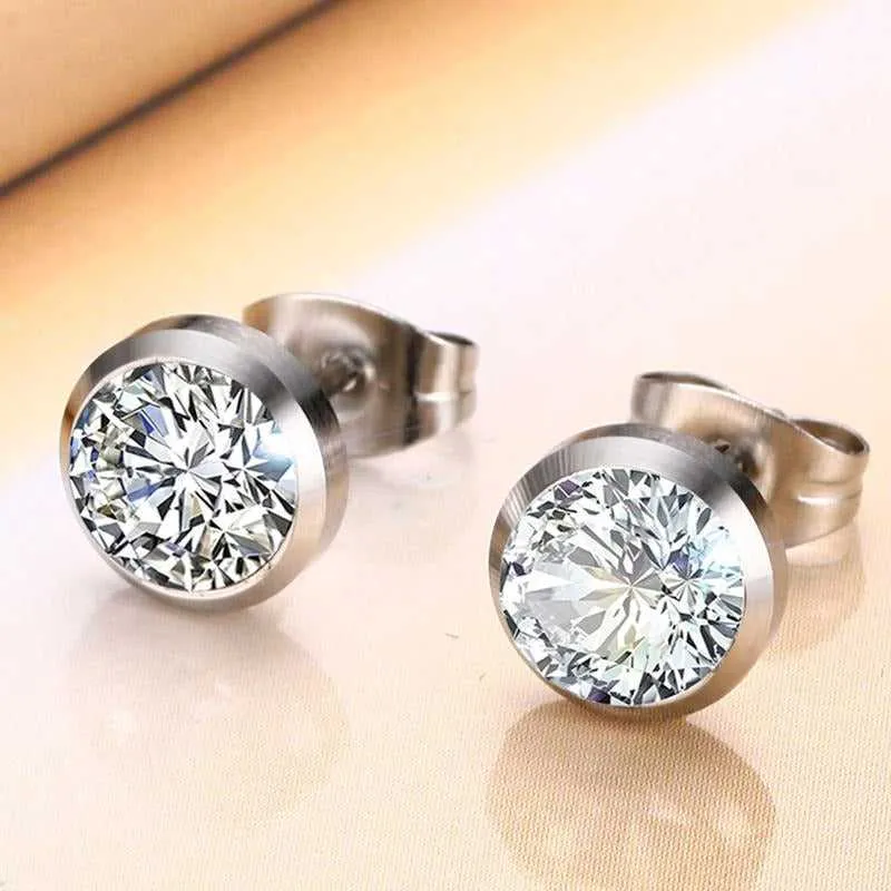 Cycolinks Zircon Stud Earrings