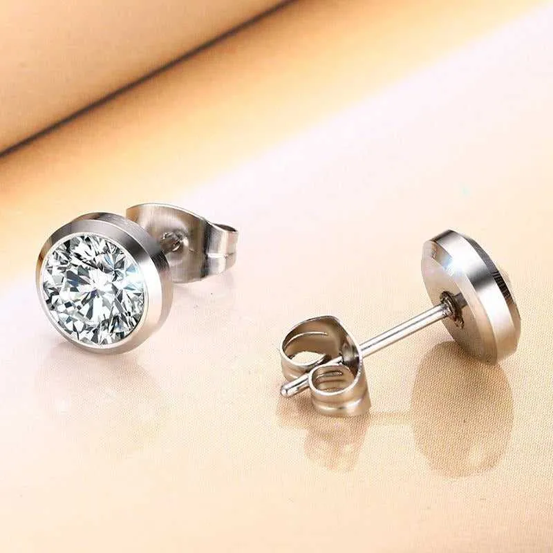 Cycolinks Zircon Stud Earrings
