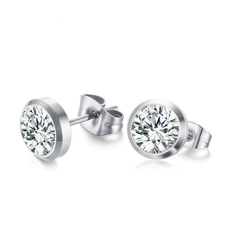 Cycolinks Zircon Stud Earrings