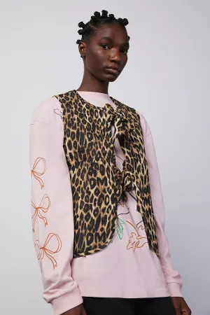Damson Madder Tilly Leopard Gilet