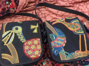 Day Purse in Crazy Bird