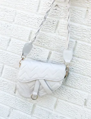 DAYDREAM SADDLE BAG-WHITE