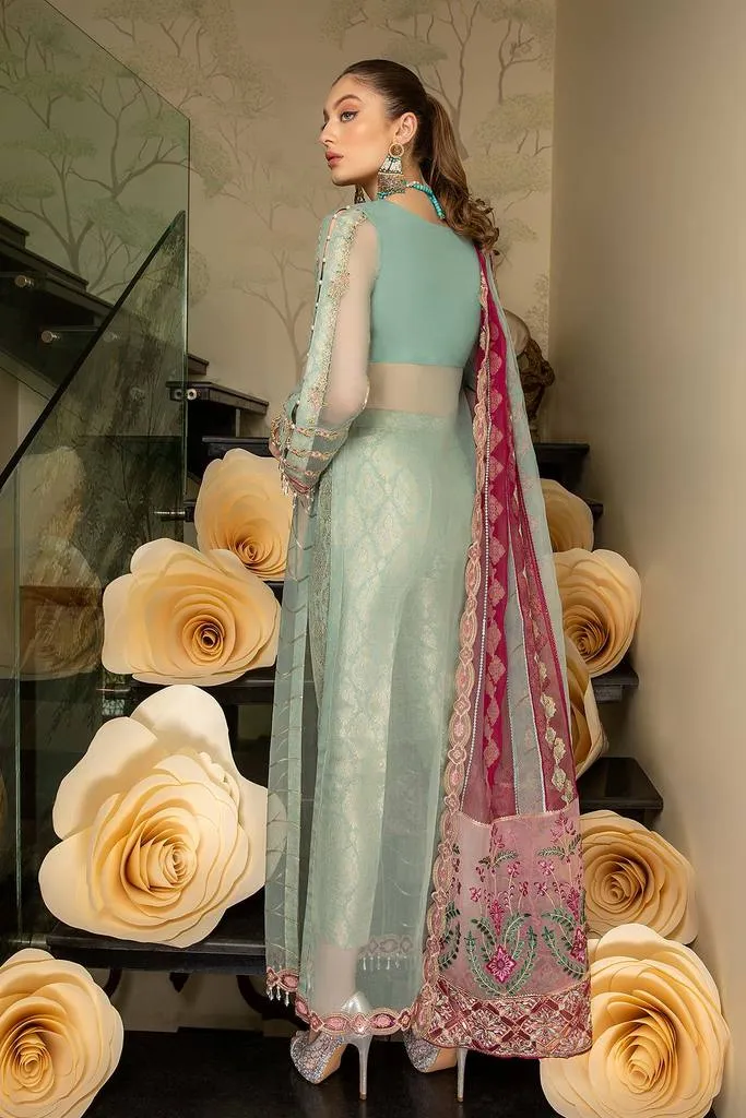 DD-07 | Charizma Diamond Dust Luxury Collection Vol 2 | Unstitched Embroidered Organza Suit