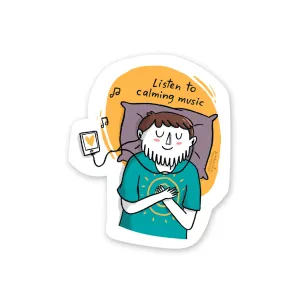 Decal Sticker / Calming Music