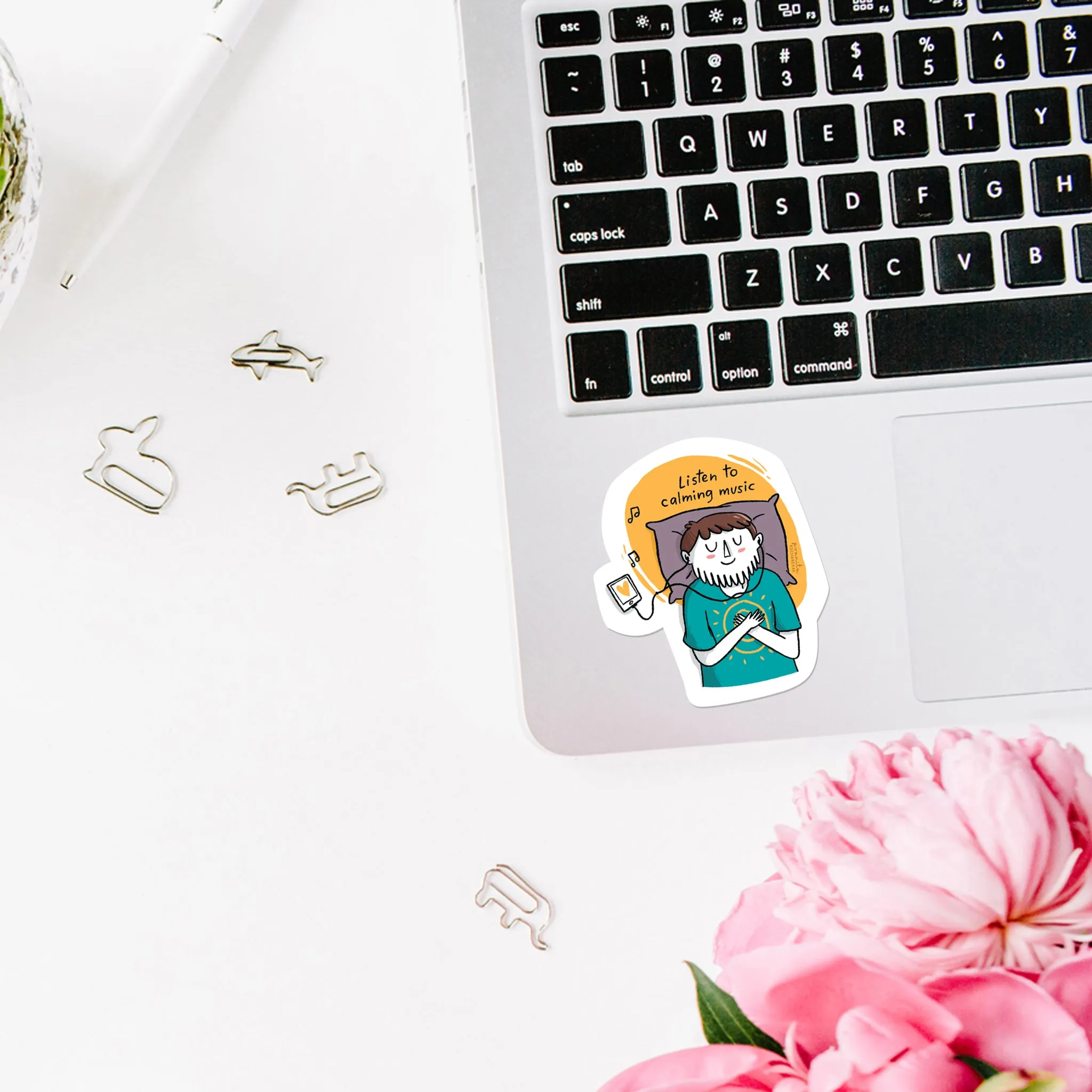 Decal Sticker / Calming Music