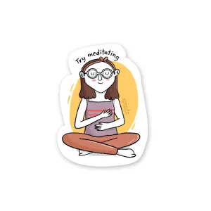 Decal Sticker / Meditate