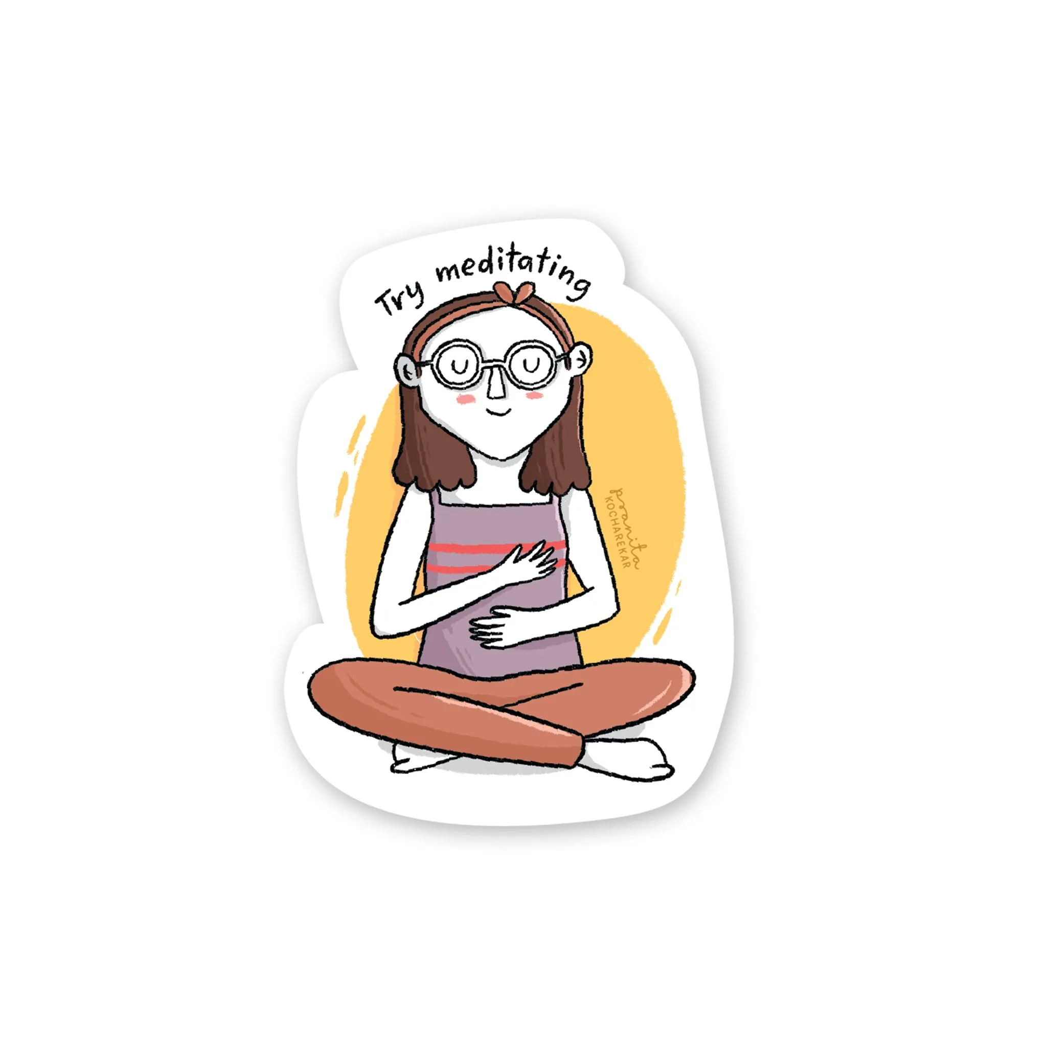 Decal Sticker / Meditate