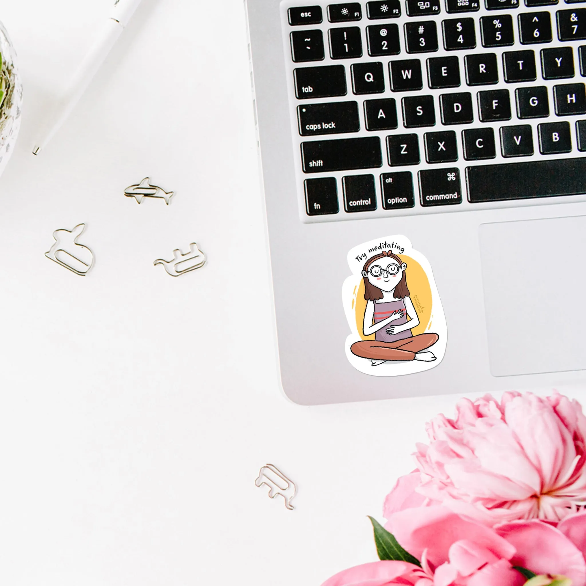 Decal Sticker / Meditate