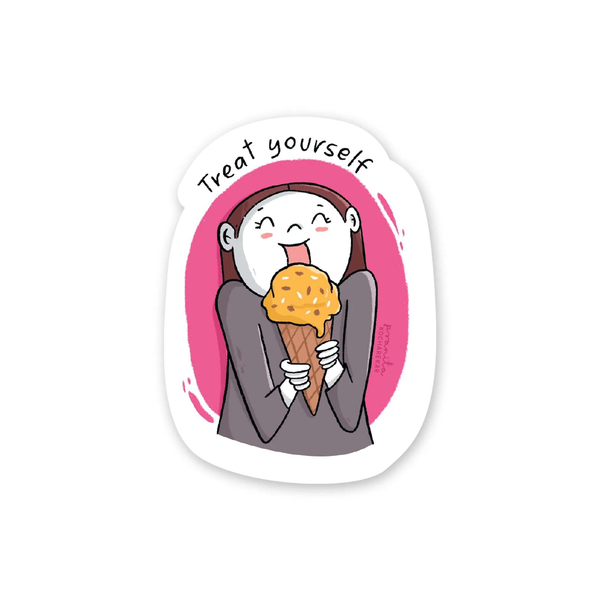 Decal Sticker / Treat Yourself