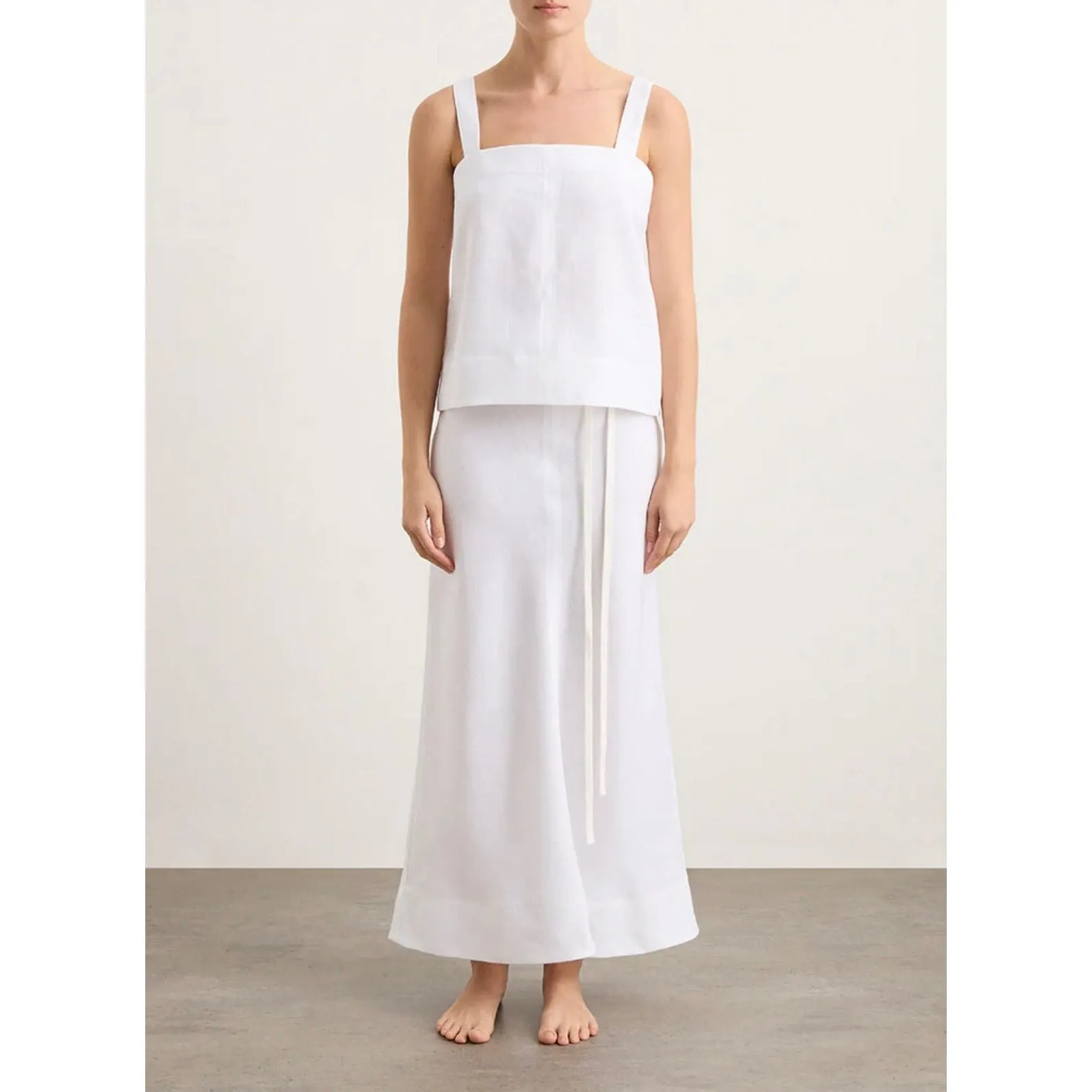 DELPHI ORGANIC LINEN CAMI TOP