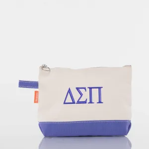 Delta Sigma Pi Canvas Cosmetic Bag