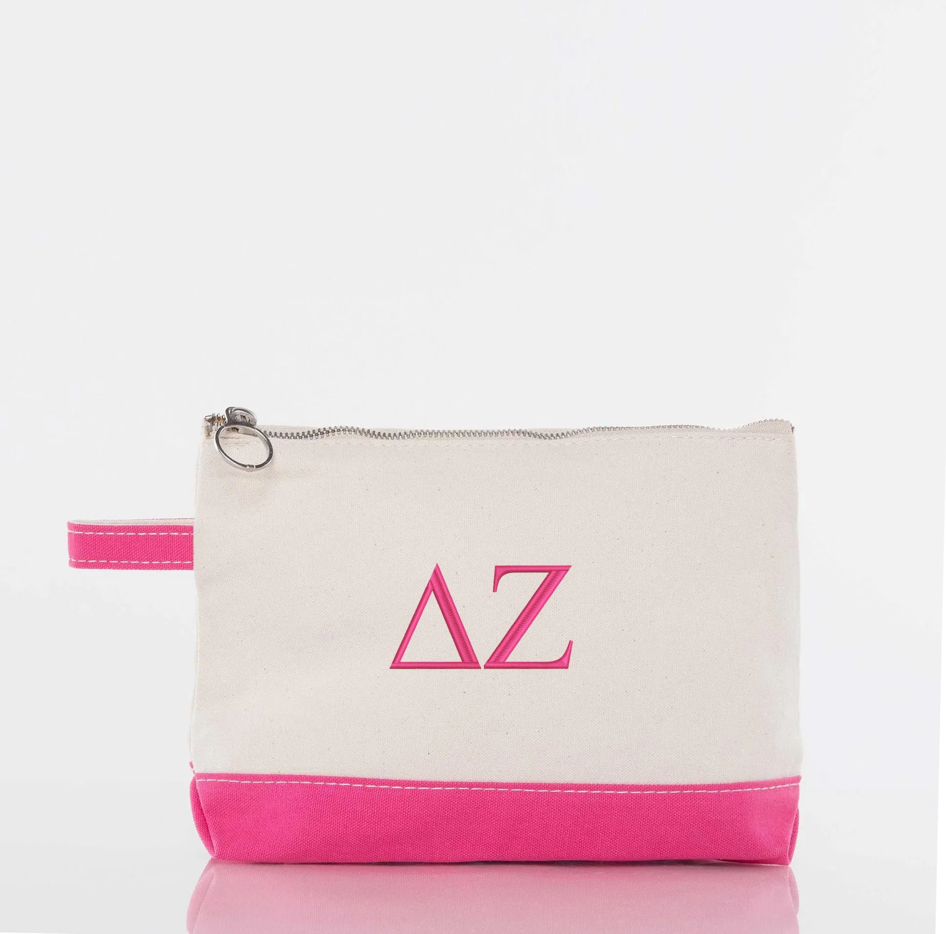 Delta Zeta Canvas Cosmetic Bag