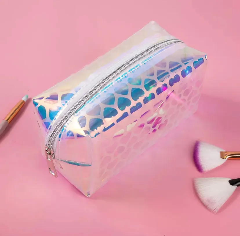 Diamond Heart Makeup Bag