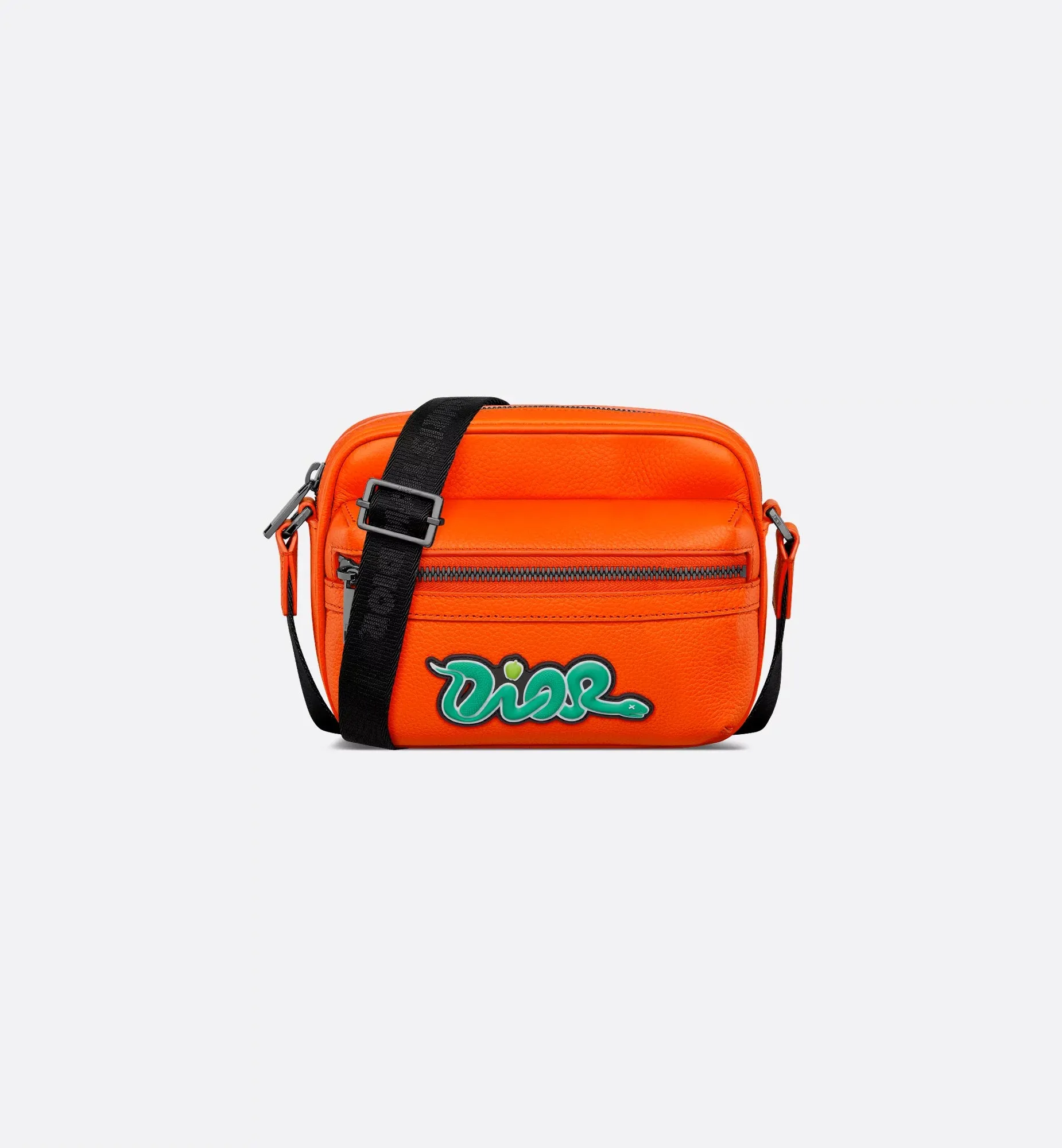 Dior And Kaws Mini Rider 2.0 Zipped Messenger Bag