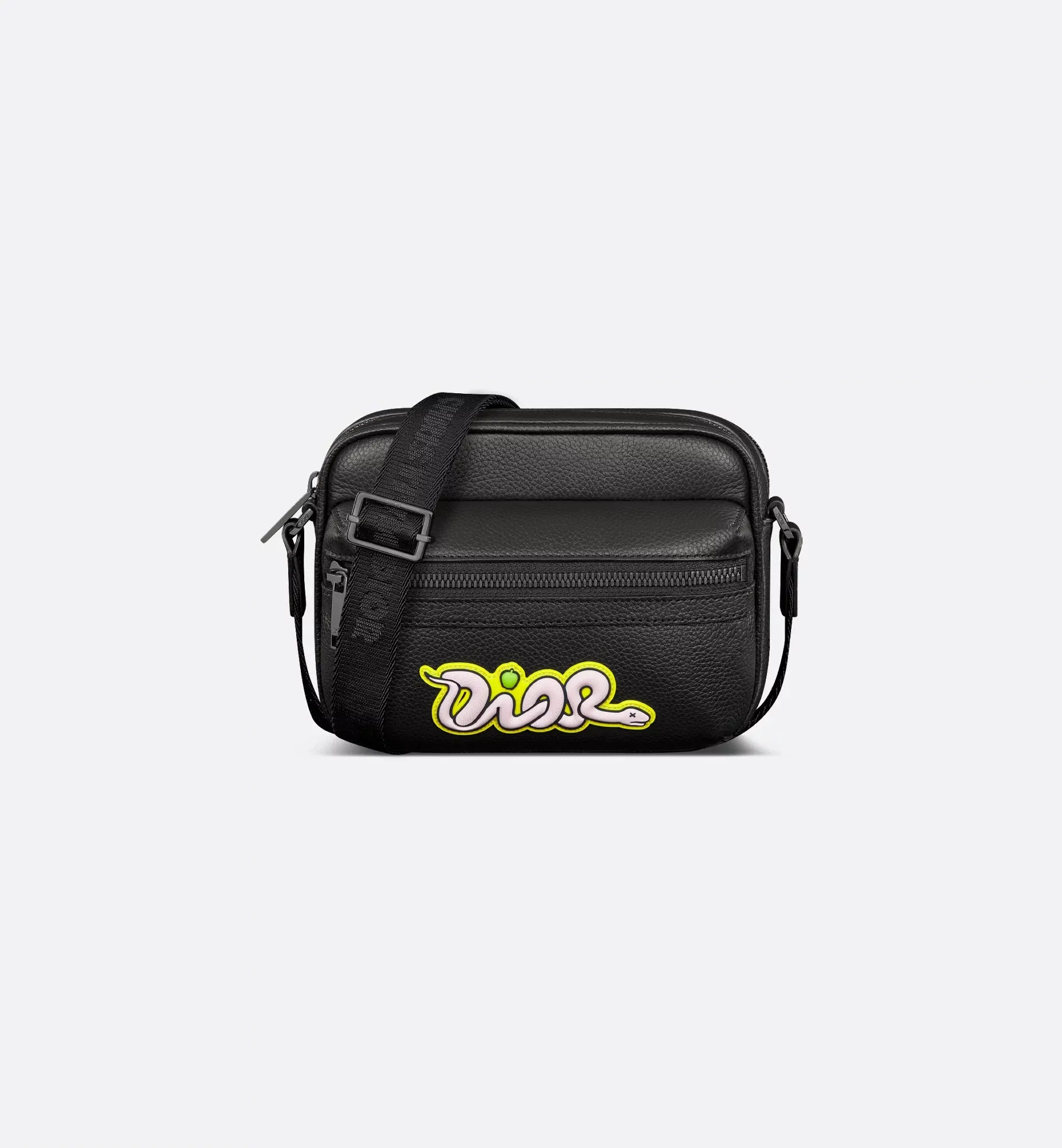 Dior And Kaws Mini Rider 2.0 Zipped Messenger Bag