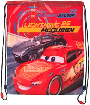 Disney's Cars LIGHTNING MCQUEEN 95 Draw String Bag