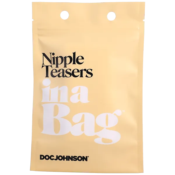 Doc Johnson In A Bag - Nipple Teasers In A Bag - Smoke Black