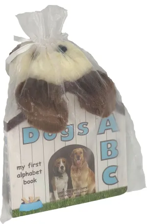 Dogs ABC Book with Plush Dog Gift Set
