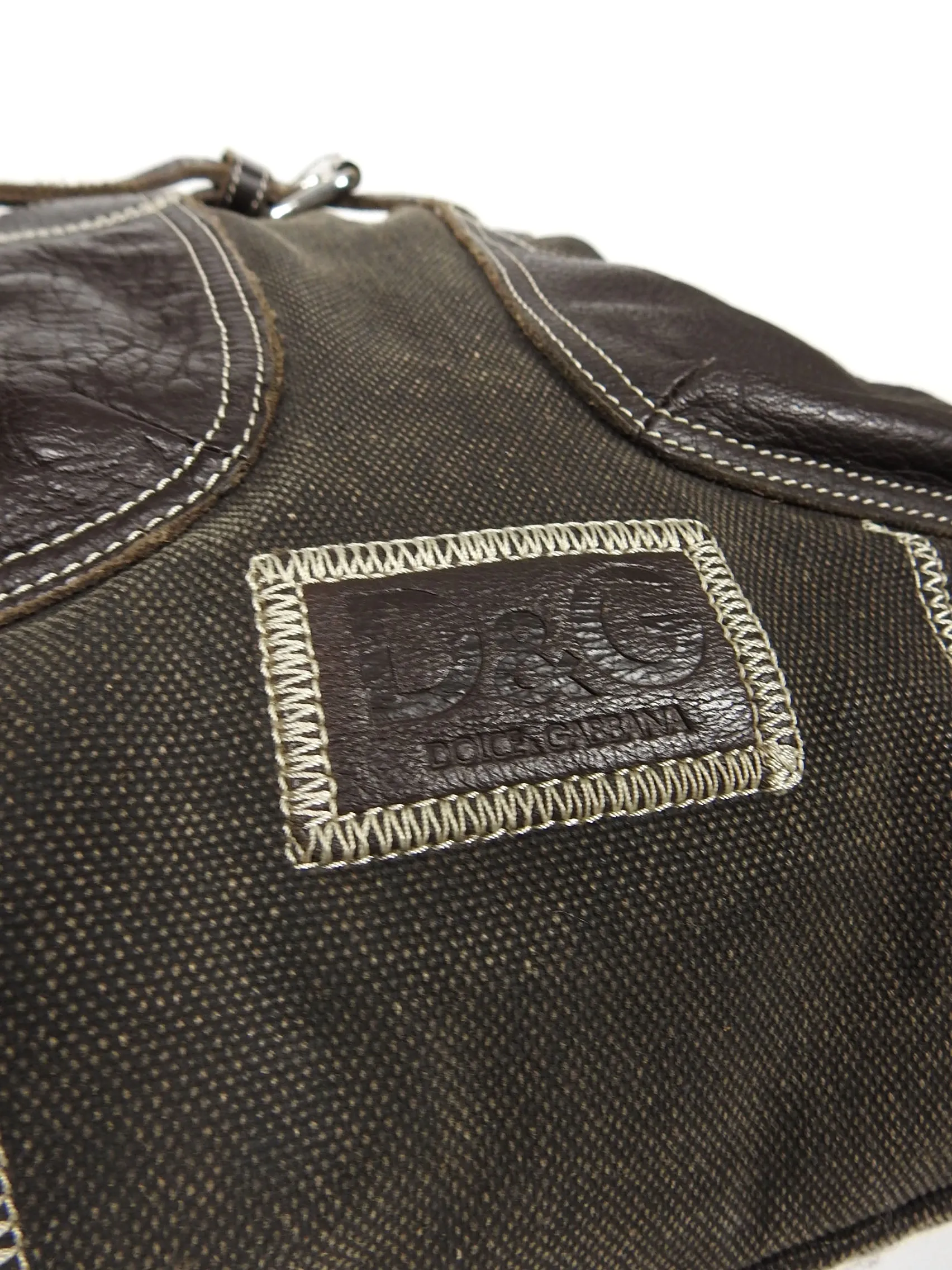 Dolce & Gabbana Canvas/Leather Bag
