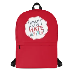 Don't Hate Different (Backpack)