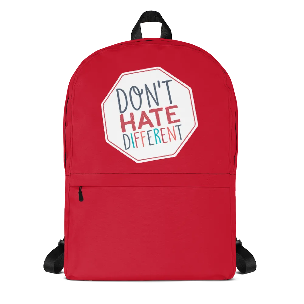 Don't Hate Different (Backpack)
