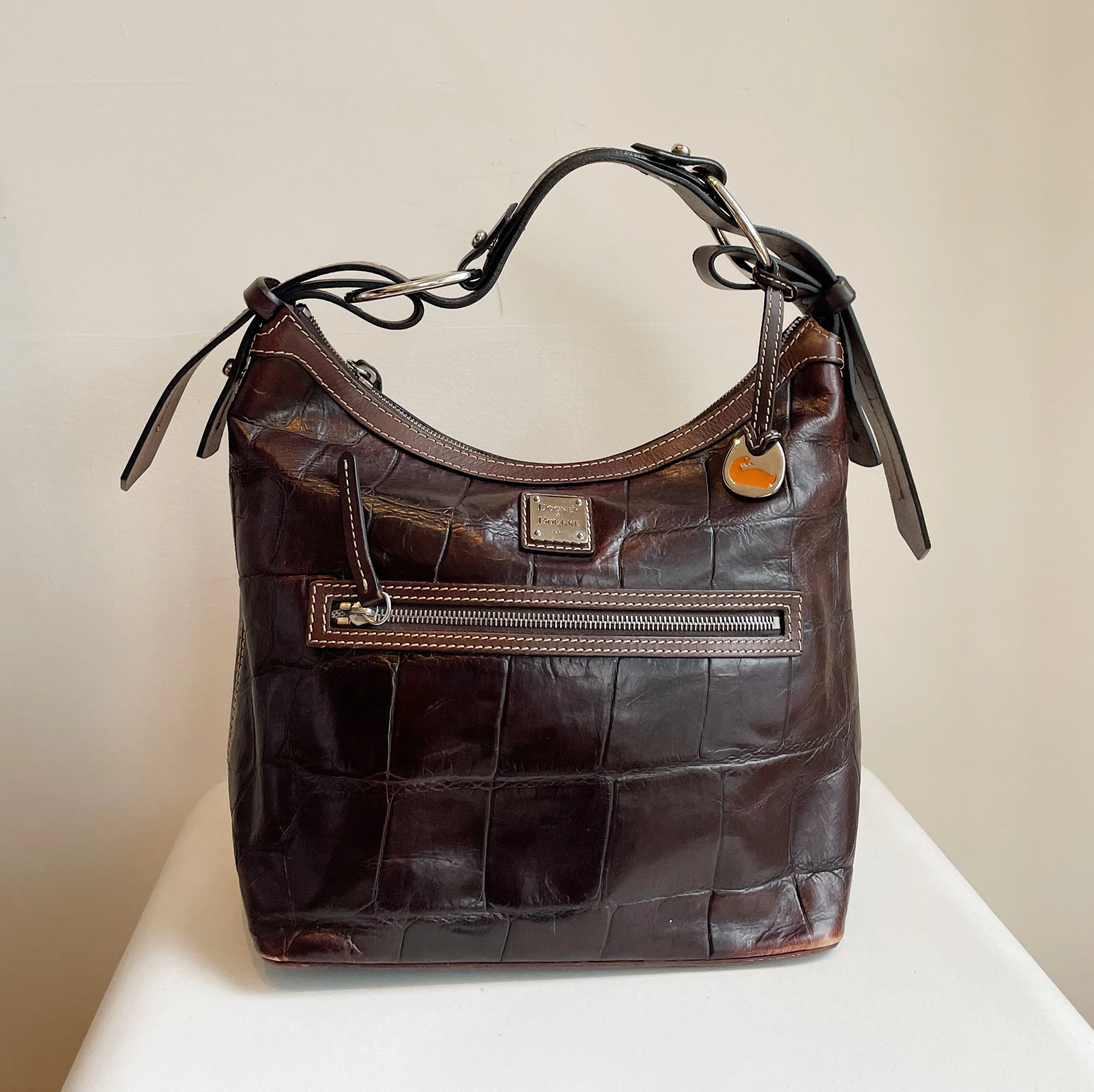 Dooney & Bourke Croc Leather Bag