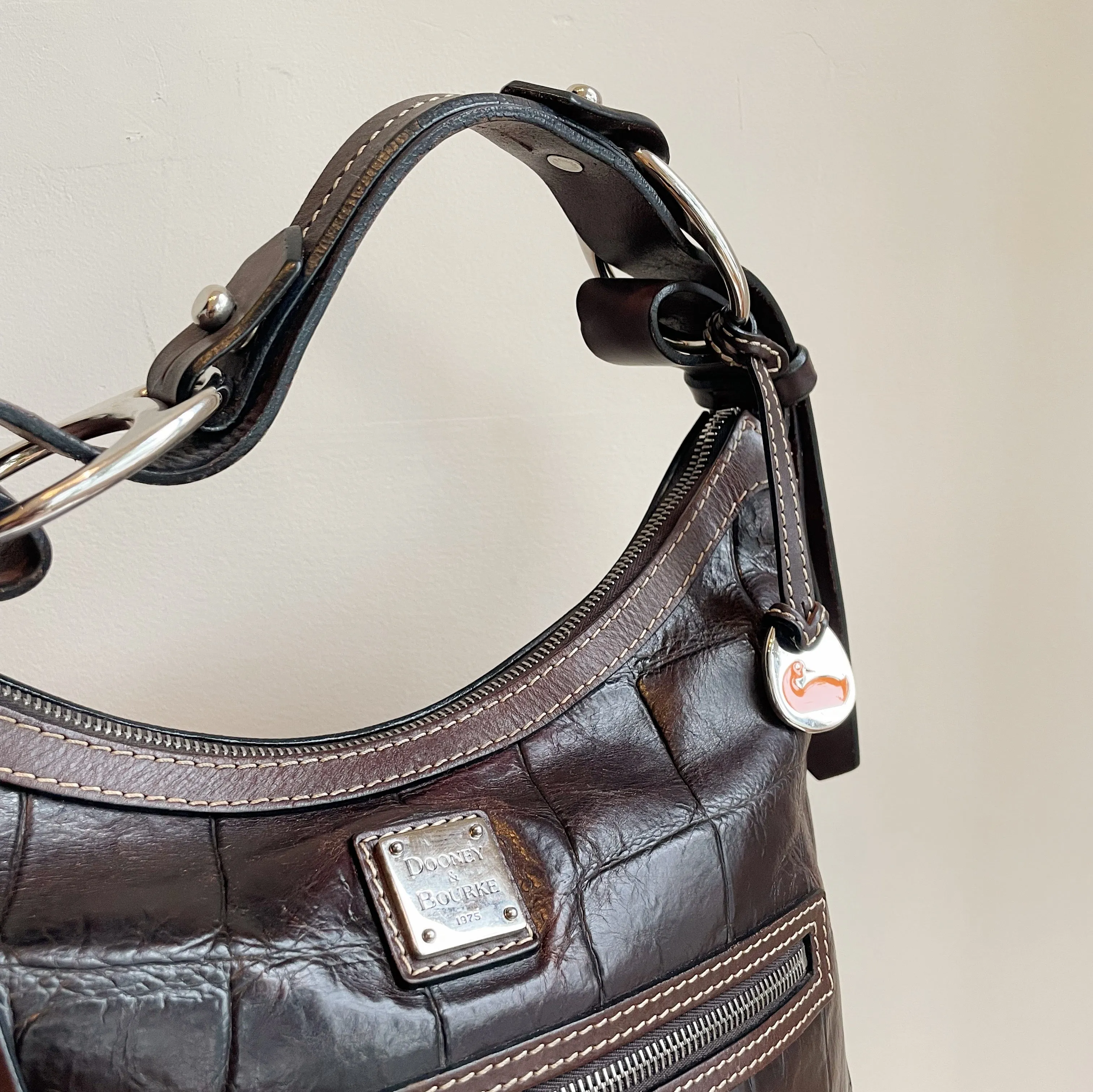 Dooney & Bourke Croc Leather Bag