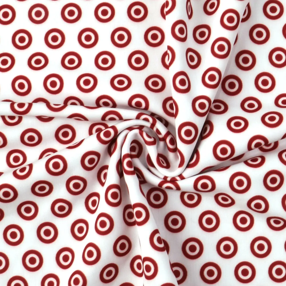 dots spot printed fabric