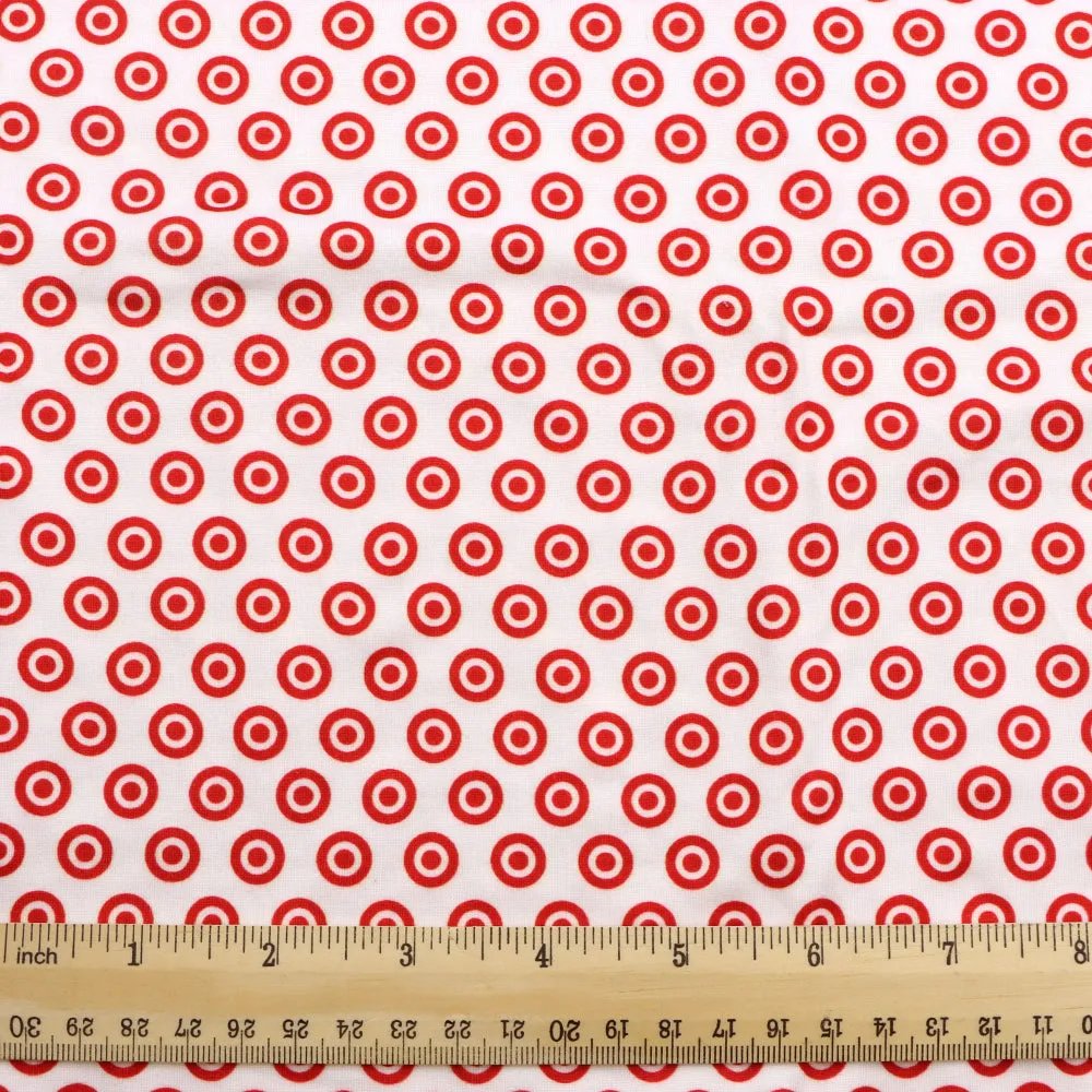 dots spot printed fabric