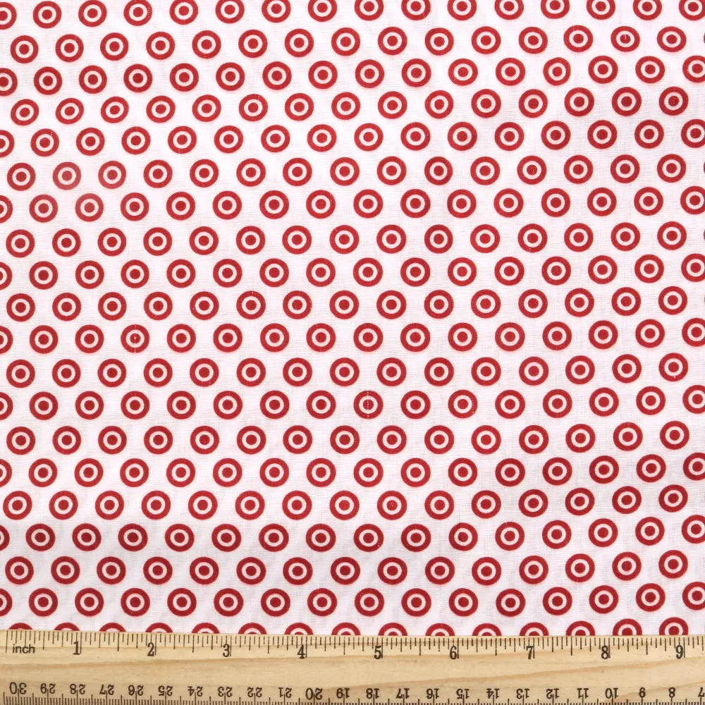 dots spot printed fabric