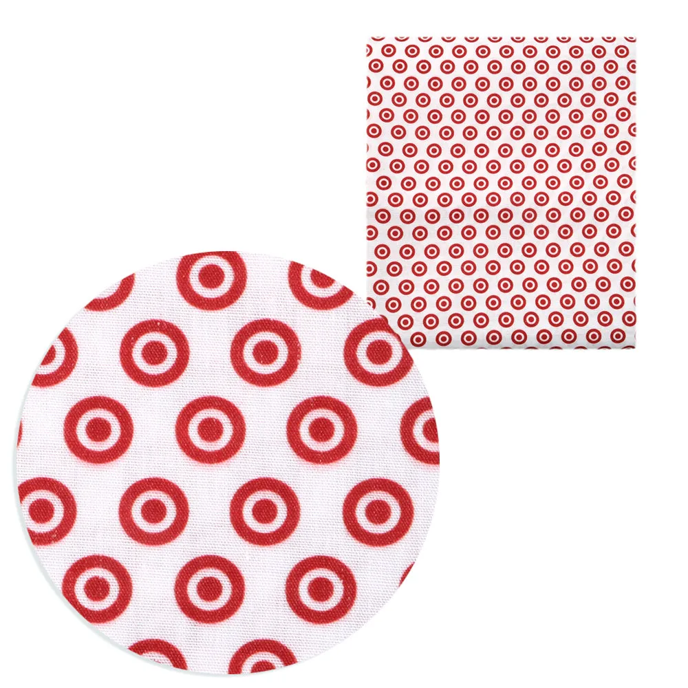dots spot printed fabric