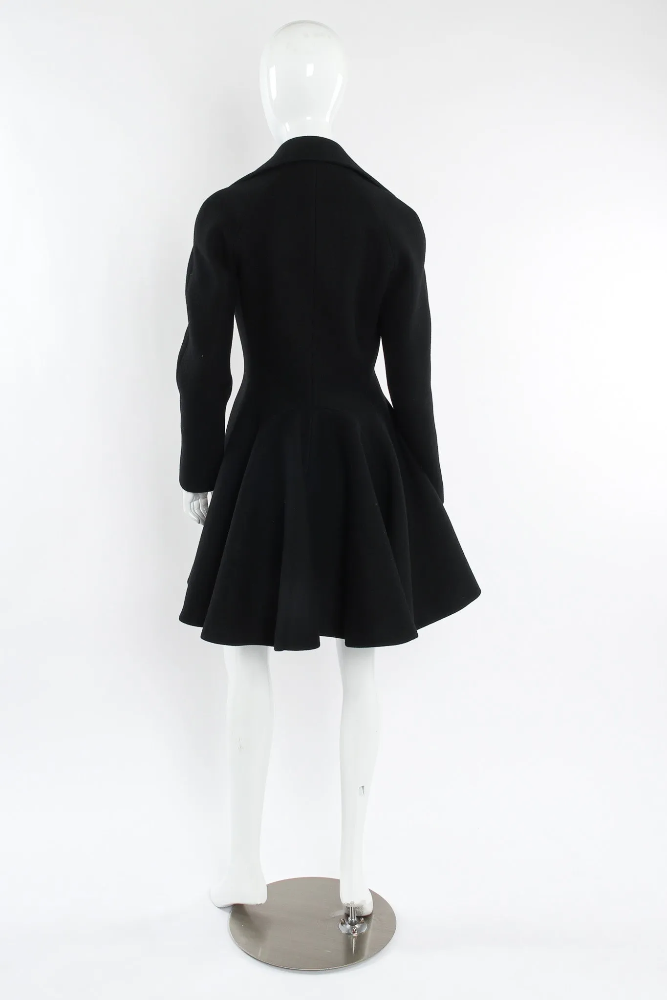 Double Breasted Wool Coat Dress