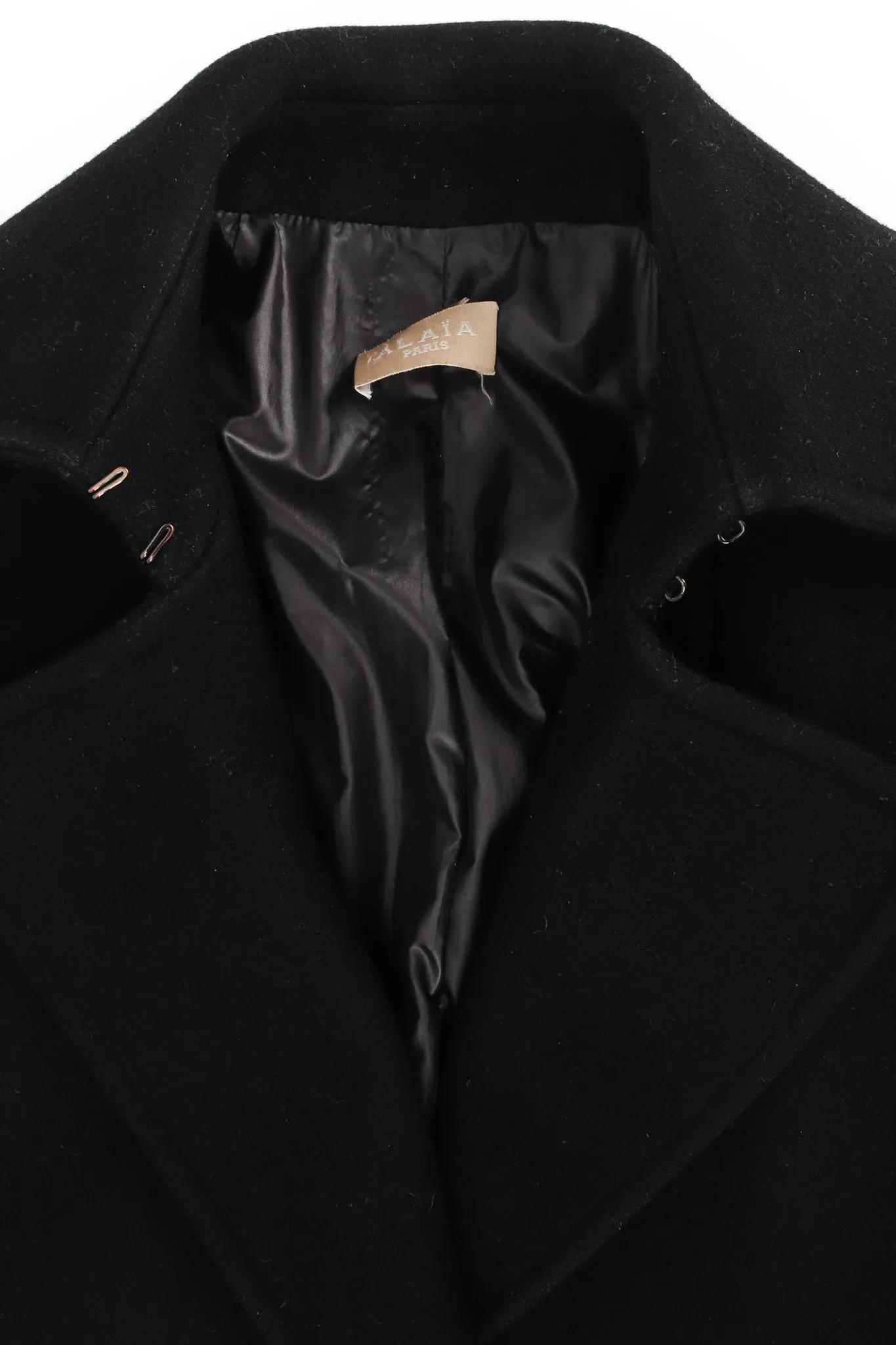 Double Breasted Wool Coat Dress