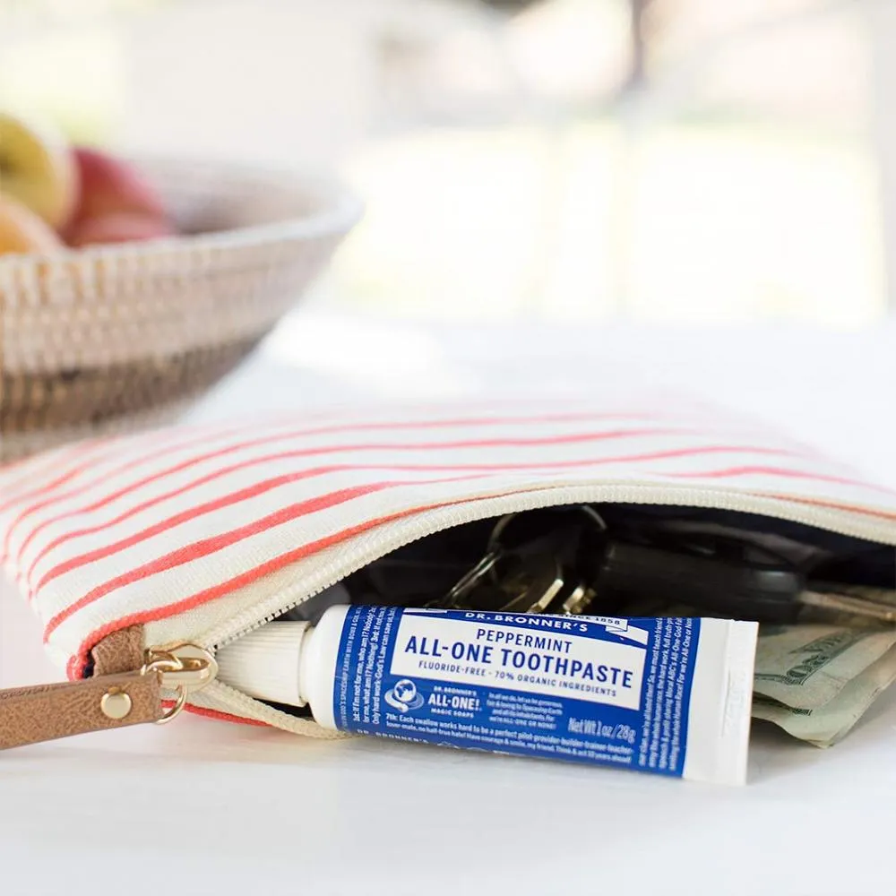 Dr Bronner's Magic Soaps All-One Peppermint Travel Toothpaste 28g