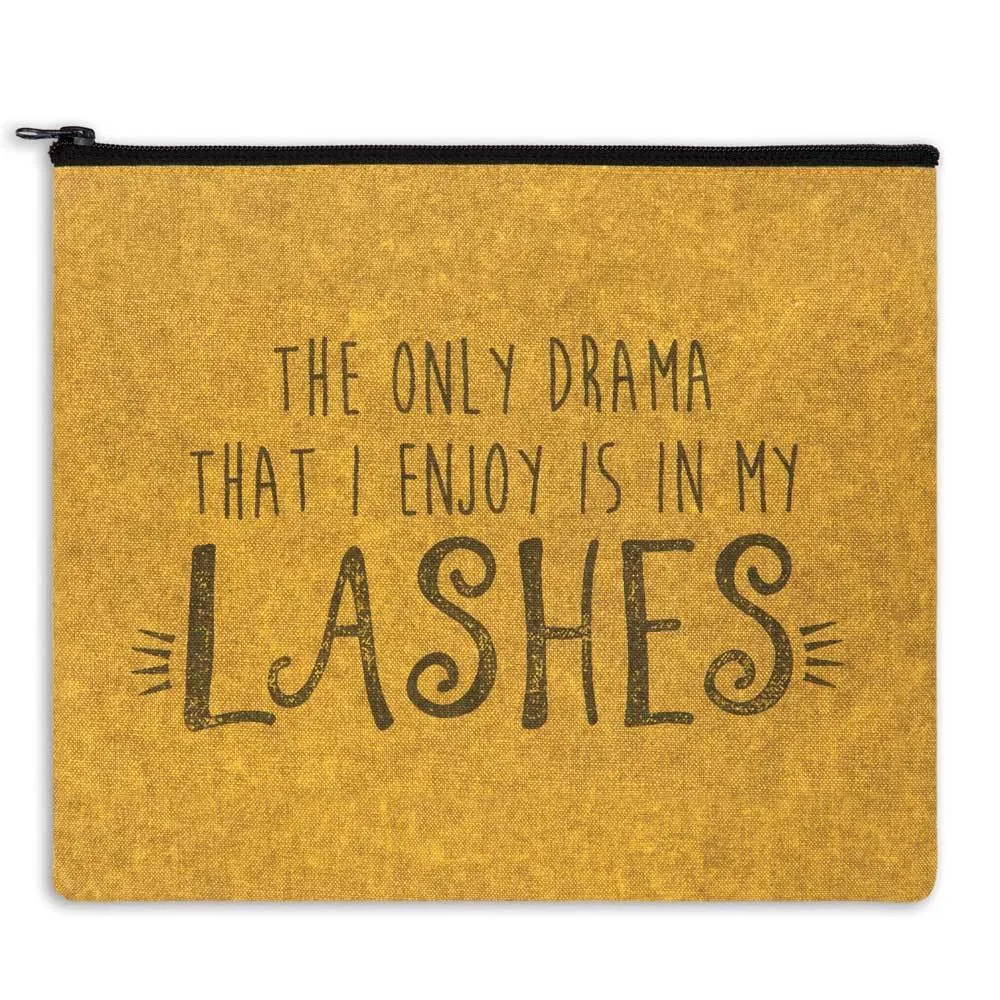 Drama In My Lashes Cosmetic Bag