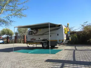 Eezi-Awn Caravan Bag Awning 2.5M Grey - Black Friday Sale
