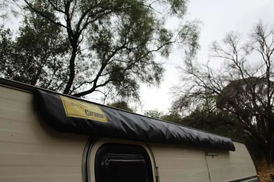 Eezi-Awn Caravan Bag Awning 2.5M Grey - Black Friday Sale
