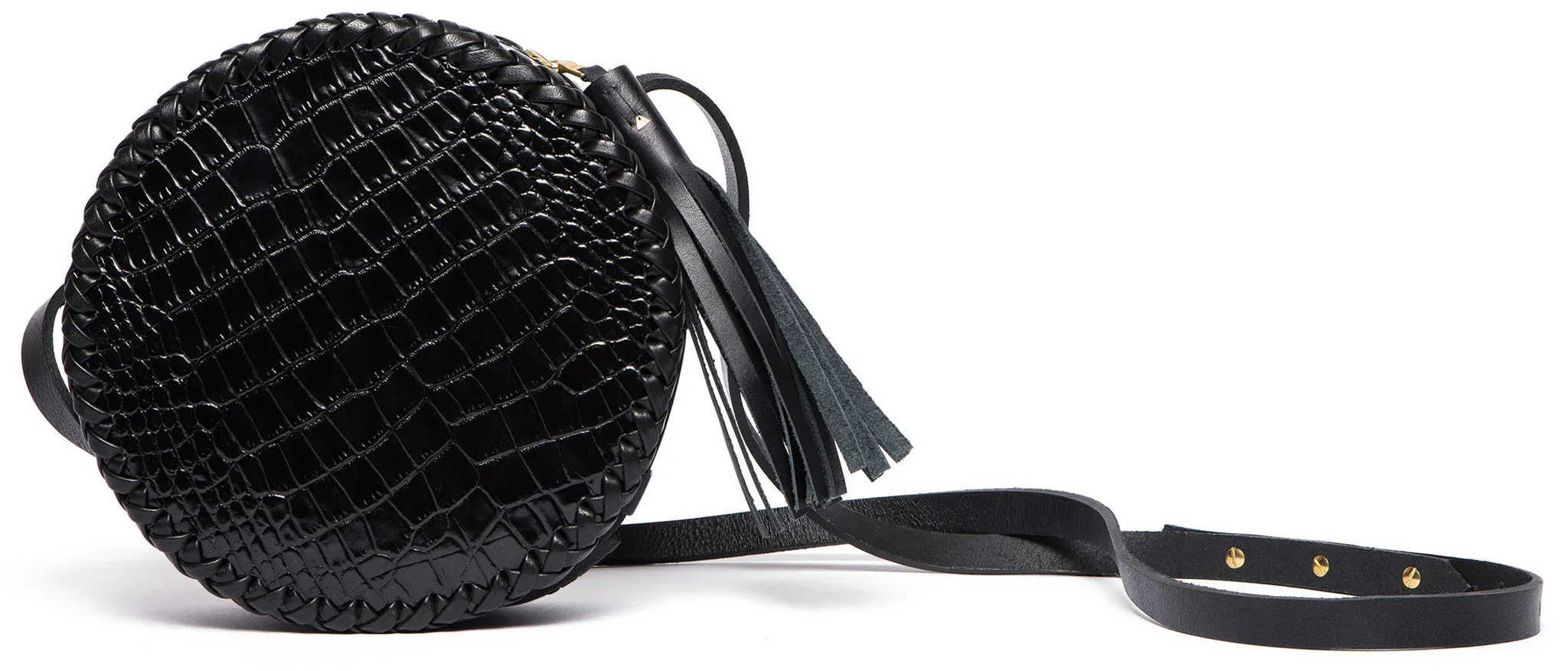 Embossed Croc Canteen Bag